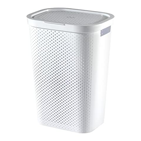 Contenedor para la colada CURVER Hamper Infinity Recycled, Blanco Cover