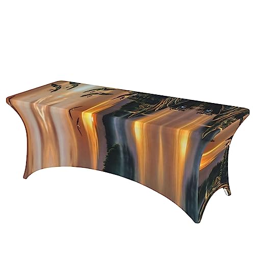 Nappe de camping 1.8m lavable universelle nappe de fête - 2