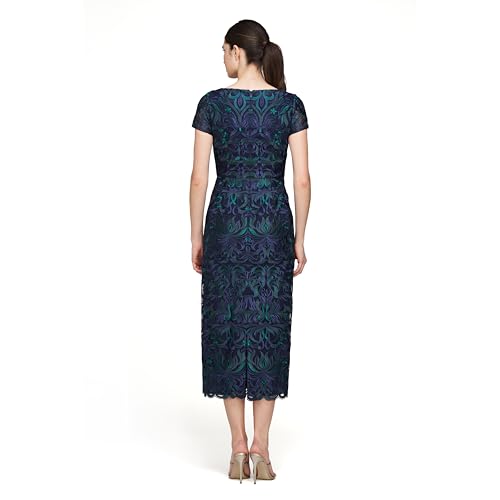 JS Collections Women's Fallon Tea Length Cocktail4