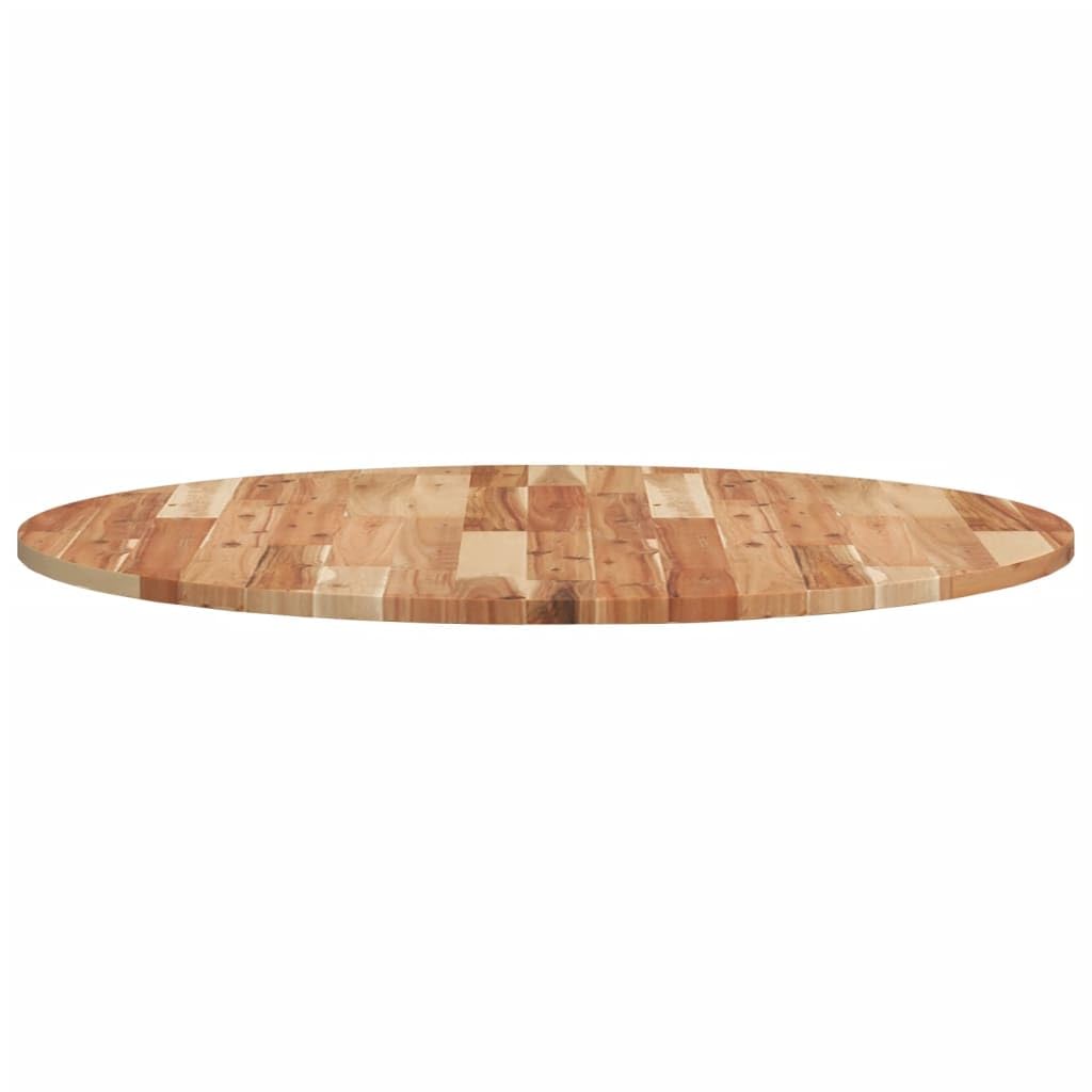 Dessus de table rond Ø90x2 cm bois massif d acacia