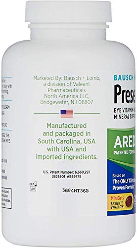 Preservision Areds 2 Eye Vitamin & Mineral Supplement 210