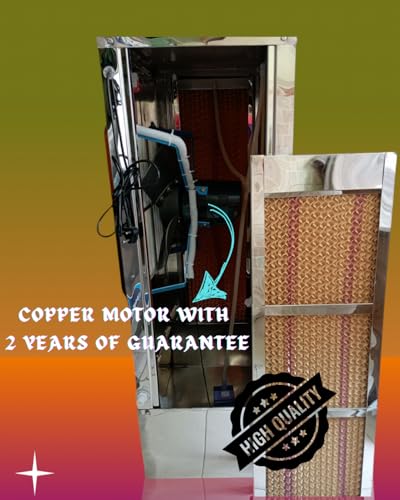 Image of PS Gold Steel Cooler With 67 Litre Water Tank | Steel Body with Mirror Polish, Automatic Water Filling System | Copper Motor 2 Years Warranty Air Cooler for Home and Office