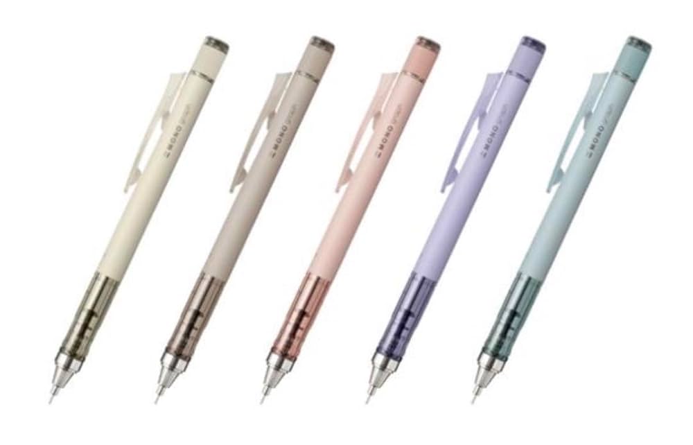 新品未使用 MONOgraph モノグラフ スモーキーカラー 全5色セット MONO トンボ鉛筆 スモーキーカラー5+3 限定カラー 油性