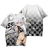 WBLXYMDP Game Fate/Grand Order Merch T-Shirt Summer Men/Women Streetwear Tshirt Shirt Short Sleeve (JA91293,X-Large,X-Large,US,Alpha,Adult,Unisex,Regular,Regular)