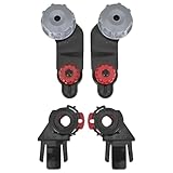 Jackson Safety 38423 Replacement HHIS Face Shield Hard Hat Adapter, Fits Quad500 Models 14425/14235/14238
