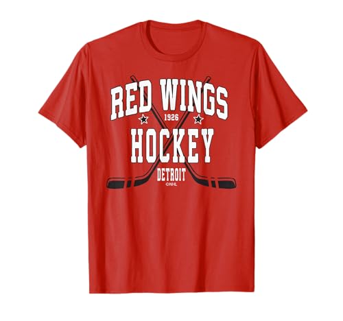 Detroit Red Wings Stars Red Officially Licensed T-Shirt