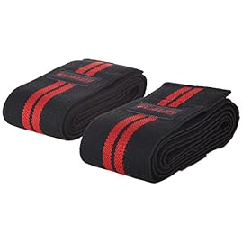 Grizzly Fitness 3″ Power Lifting Knee Wrap for Men & Women | One Size