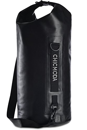CHICMODA Premium 10L 20L Bolsa Seca Impermeable Perspectiva Mochila Impermeable Roll Top con Correas de Hombro para Rafting Kayak Náutica Pesca Natación Playa Piscina Senderismo Camping