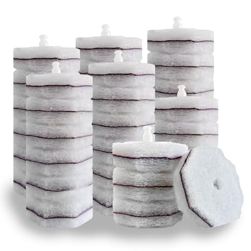 SammyHome 36 Count Upgraded Wand Refills Compatible with Clorox Wand, Disposable Toilet Brush Refills Loaded Scrubbing Solution for Deep Scrub Toilet.