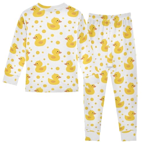 2 Piece Cotton Pajamas Long Sleeve Top and Elastic Waist Pj Pants Set Sleepwear2