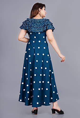Image of Women's Polka Dot Fit and Flared Royon Dress