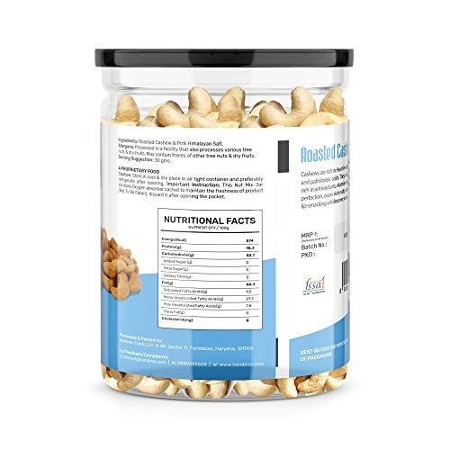 Image of Zucchero Roasted Cashew (W240), Lightly Salted 400g | Oil-Free Roasting |Slow baked Nuts | Earthy Flavour | Cholesterol Free