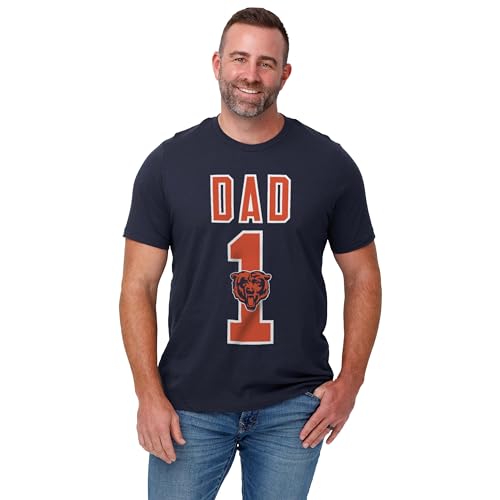 Image of FOCO NFL Mens NFL Team Logo Tee Shirt #1 Dad T-Shirt
