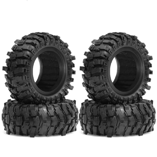 REDSPIDER 1.9'' Crawler Tires OD 88MM/3.46'' (4PCS) for 1/12 RC Crawler MJX H12Y+ MN-128 MN82S LC79 ﻿ (Tires)