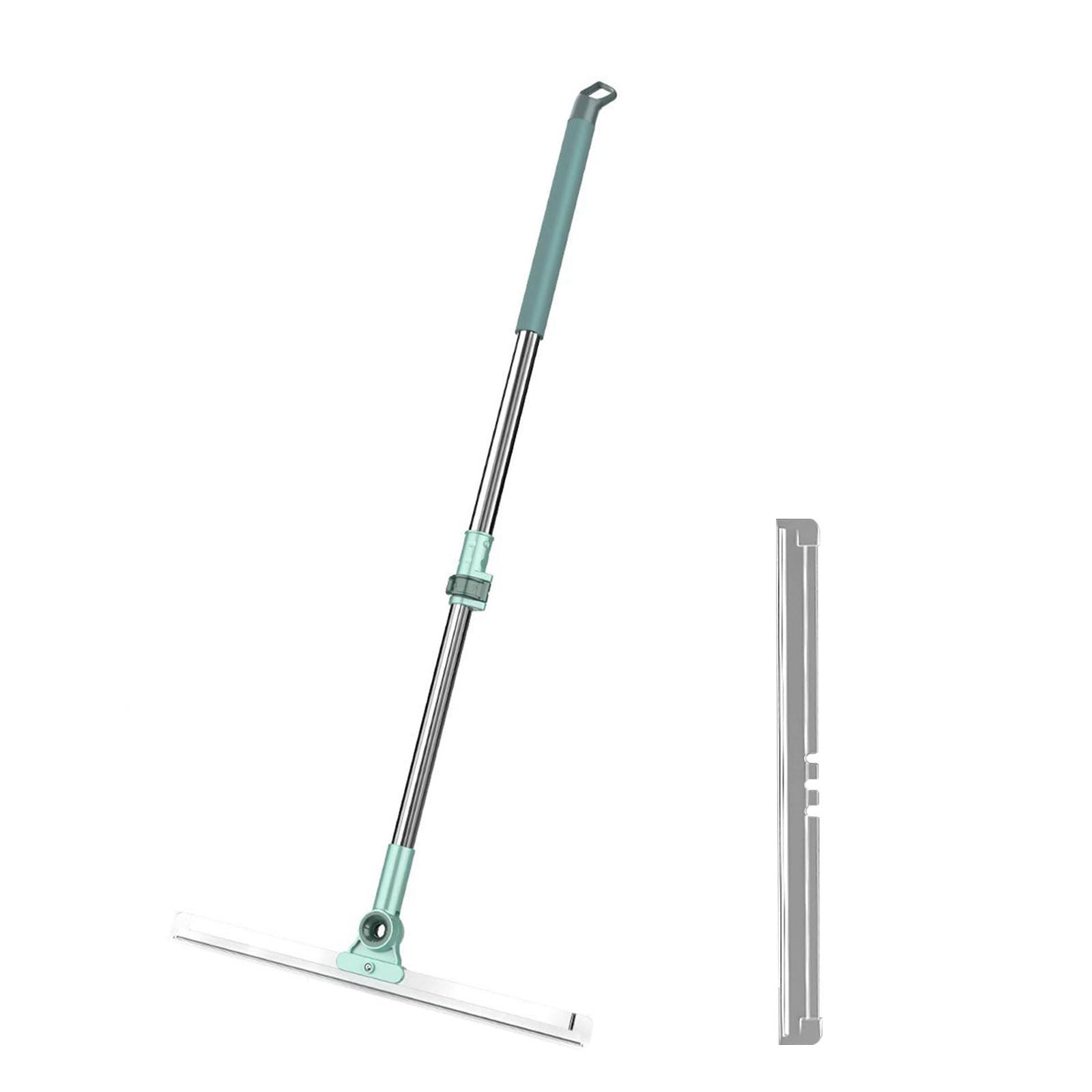 Buxuaaaa Silicone Squeegee Broom Scrubbers with 180Degree Swivels Joint for MultiSurface Cleaning on Hardwood Glass Window Silicone Broom Squeegee