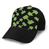 Ideal para conjuntos a juego dsgdfhfgjghcdvdf 1 Gorra de béisbol clásica Unisex con Mancuernas Ajustables patrón Verde Estilo Plano sin Costuras para impresión Web Sombrero de Vaquero