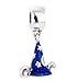 EGB Silver Disney Mickey Mouse Hat Charm Bead Fits Pandora & Similar Bracelets