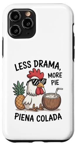 Less Drama More Pie Piena Colada �`�L�� �g���s�J���h�����N �X�}�z�P�[�X iPhone 11 Pro �p