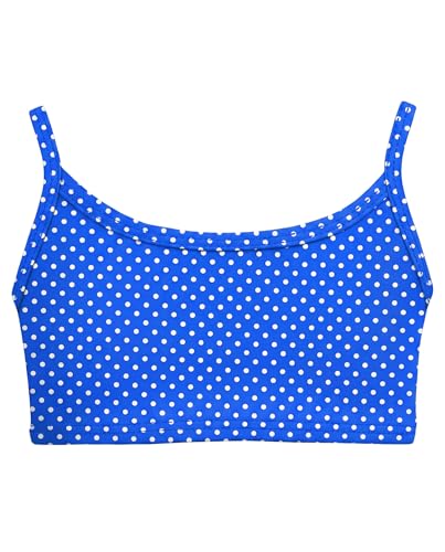 Image of City Threads Girls Bikini Top Only UPF 50+, Bathing Suit Top for Girls, Made in the USA