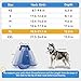 Vithael Upgraded Dog Cone Collar for Large Medium Dogs, Soft Dog Cone with Double-Layer Design, Adjustable Pet Recovery Collar for Dogs After Surgery, Elizabethan Collar (XL, Blue)