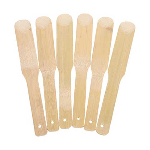 Kichvoe 6Pcs Dumpling Stuffing Spoons Bamboo Kitchen Gadget for Precise Wonton Filling and Dumpling Making Compact Cooking Utensils Set