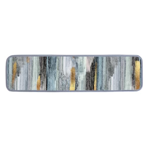 TUOJINRUIDA Stair Mats for Wooden Steps 24 x 65 Set of 13 with Upgrade Non-Slip Safety Backing - Non-Slip Indoor Mat for Children, Seniors and Pets