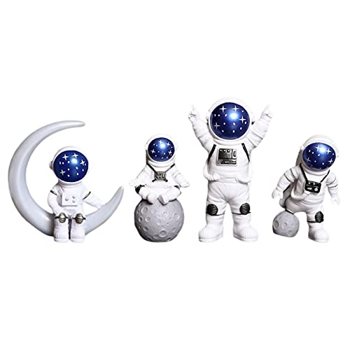 4 peças estátua de astrouti modelo ormento estante estante estatueta de astrouti decoração escultura