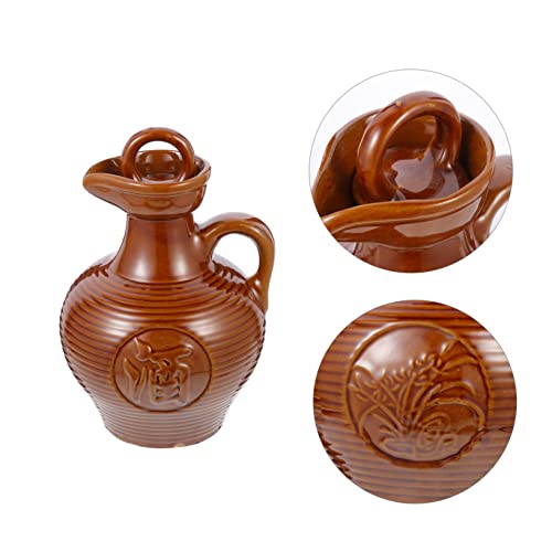 Pot à Vin en Céramique 500ml Carafe Élégante pour Repas en Restaurant - 6