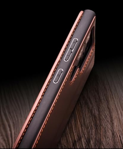 Étui à rabat Samsung Galaxy S24 en cuir véritable noir avec compartiments portefeuille - 6