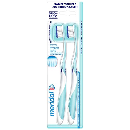 Meridol ZahnbĂĽrste Sanft Doppelpack, 2 pz Spazzolino da denti