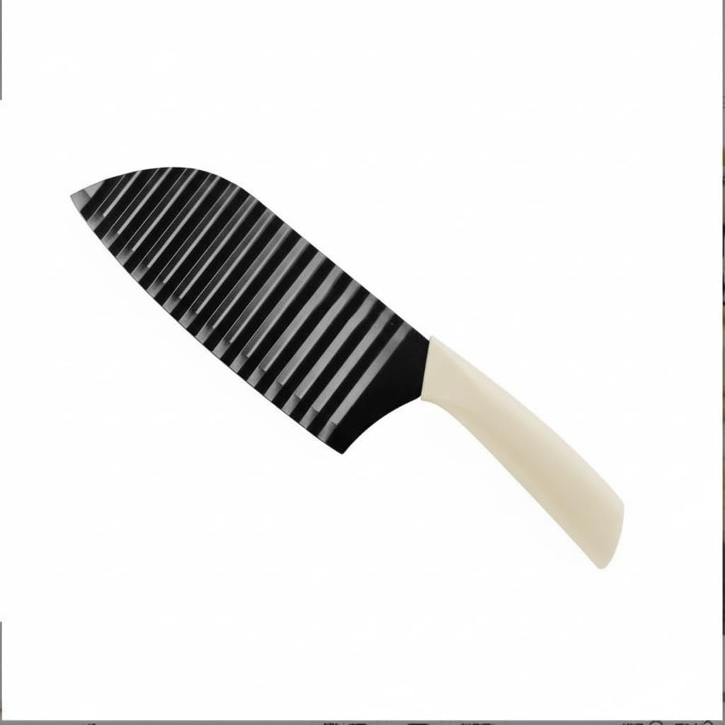 Stainless Steel Potato Cutter - Crinkle Fries Knife -11