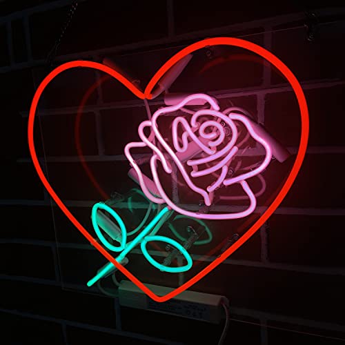 ネオン管　薔薇 Amazon | LED ネオンサイン バラ 薔薇 USB電源 ネオンライト
