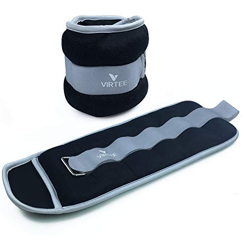 Ankle/Wrist Weights for Women, Men, Kids - Arm Leg Weights Set with Adjustable Strap - Running, Jogging, Gymnastic, Physical Therapy, Fitness - Choice of 1 lb 2 lbs 3 lbs 4 lbs 6 lbs 8 lbs 10 lbs by Virtee - Used condition - US$25.49