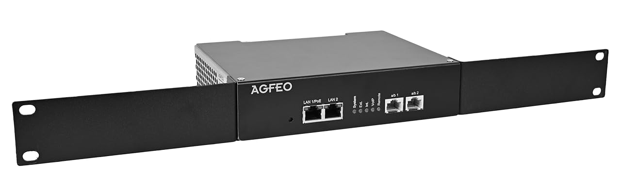 AGFEO ES22 X IT Telefonanlage, 19-Zoll-Gehäuse
