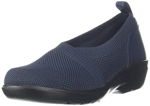 Image of Clarks Womens 26163179 Blue Loafer Flat