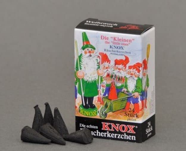 Unbekannt Sigro Knox Mini Brenner Weihnachten Duft Räucherkegel in Display Box, Mehrfarbig, 30 Stück