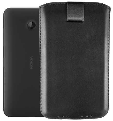 Mumbi Borsa in vera pelle compatibile con Nokia