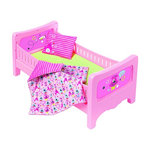 BABY Born 824399 Bett mit Kuschelbettzeug, bunt – Bild 3