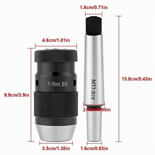 Mandrin De PerçAge Auto-Serrant B18 1-16mm Plus Bielle Mt3
