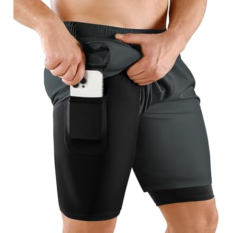 Niksa 1 Pack Running Shorts Men 2 Cover