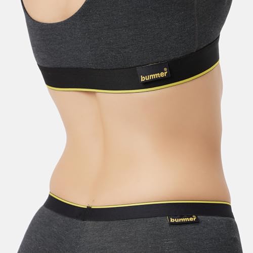 Image of Bummer Women's Solid Micro Modal Boyshorts Panties | Soft & Breathable Underwear | Combo Pack of 2