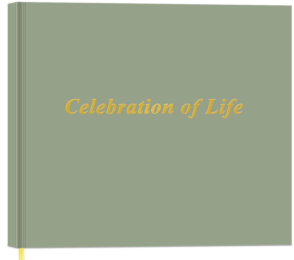 Livre d'or funéraire grand format, registre de souvenirs anti-bavure pour commémorations