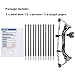Archery Bow Set Compound Bow RH/LH Hunting Bow for Outdoor Sports Target Shooting (9.5