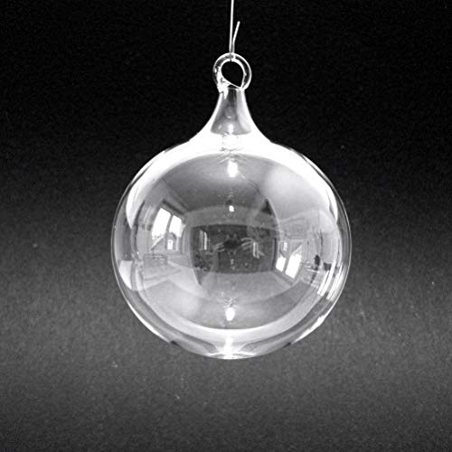 2 Stück Christbaumkugeln aus Klarglas Cover