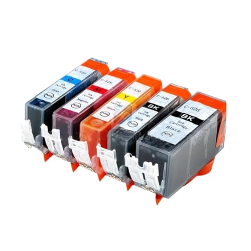Cartouche PGI-525 CLI-526 compatible avec Canon Pixma MG5250 MG5350 IP4850