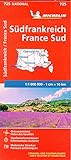  Michelin Frankreich Süd: Straßen- und Tourismuskarte (MICHELIN Nationalkarten)