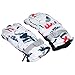 SPYMINNPOO Ski Gloves, 2Pcs Snow Gloves Windproof Snow Antislip Unisex for Cold Weather Winter (Red White)