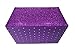 Jewelry Box for Girls - Pink and Purple Sparkles with Hearts and Pink Trim (Purple Sparkle)