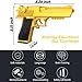 Soft Bullet Toy Gun Shell Ejecting Toy Pistol, EVA Foam Bullets Toy Guns, Educational Model Greats Gifts for Children(Gold)