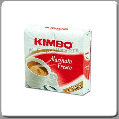 Kimbo Macinato Fresco 8.8 Oz (250g) Brick (Pack of 2) by Kimbo